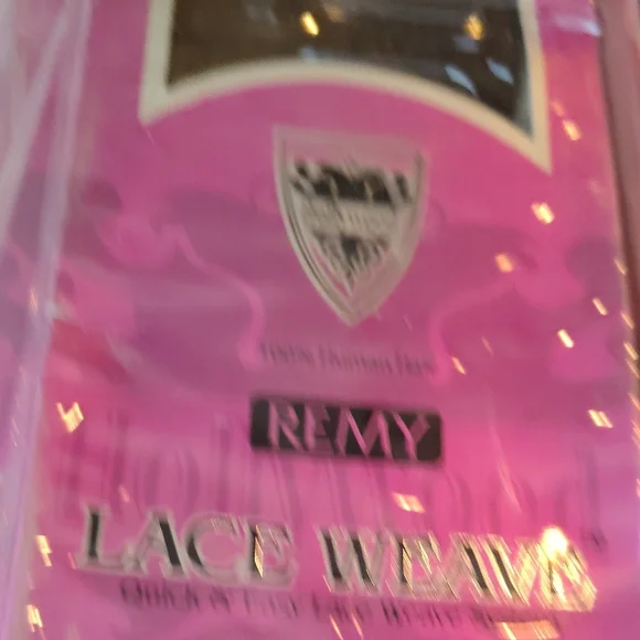 Remy Lace Weave - Pink and Black - Picture 3 of 5